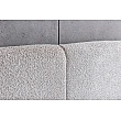 Posteľ 45332 Art Deco 180x200cm Bouclé Sivá + úložný prestor