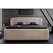 Posteľ 45332 Art Deco 180x200cm Bouclé Sivá + úložný prestor