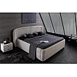 Posteľ 45332 Art Deco 180x200cm Bouclé Sivá + úložný prestor