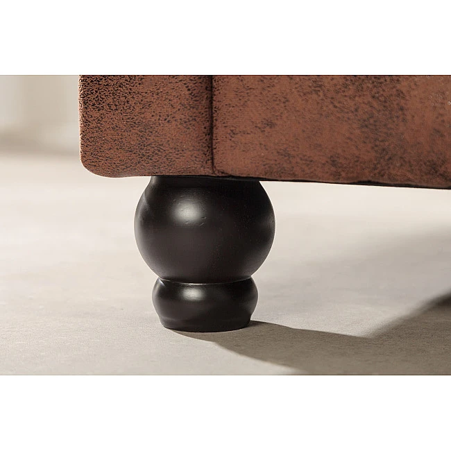 Rohová sedacia súprava 40611 Chesterfield - Antik Hnedá