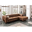 Rohová sedacia súprava 40667 Modern Barock - Antik Hnedá