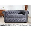 Sedacia súprava 37390 Chesterfield 2-sedenie Antik šedá
