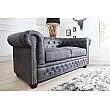 Sedacia súprava 37390 Chesterfield 2-sedenie Antik šedá