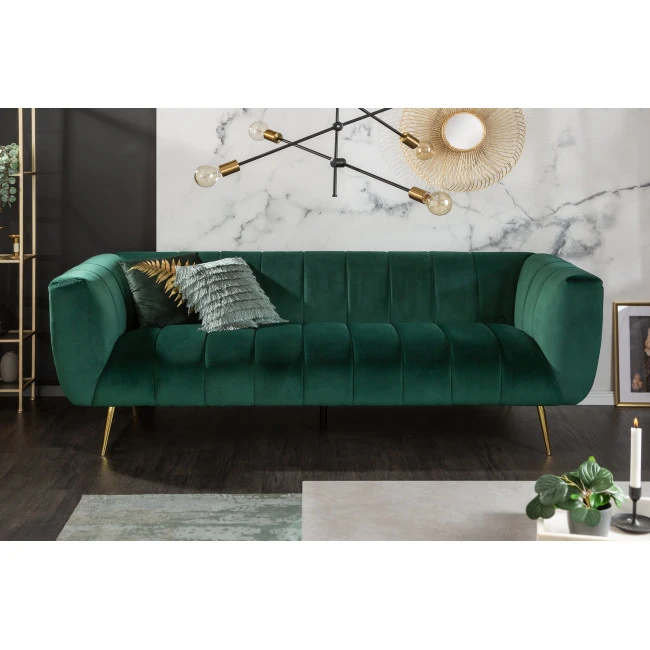 Sedacia súprava 40404 225cm Noblesse Zamat Smaragdovozelená