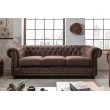 Sedacia súprava 40652 Chesterfield 3-sedenie Vintage Hnedá