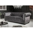 Sedacia súprava 41215 Chesterfield 3-sedenie Zamat Šedá