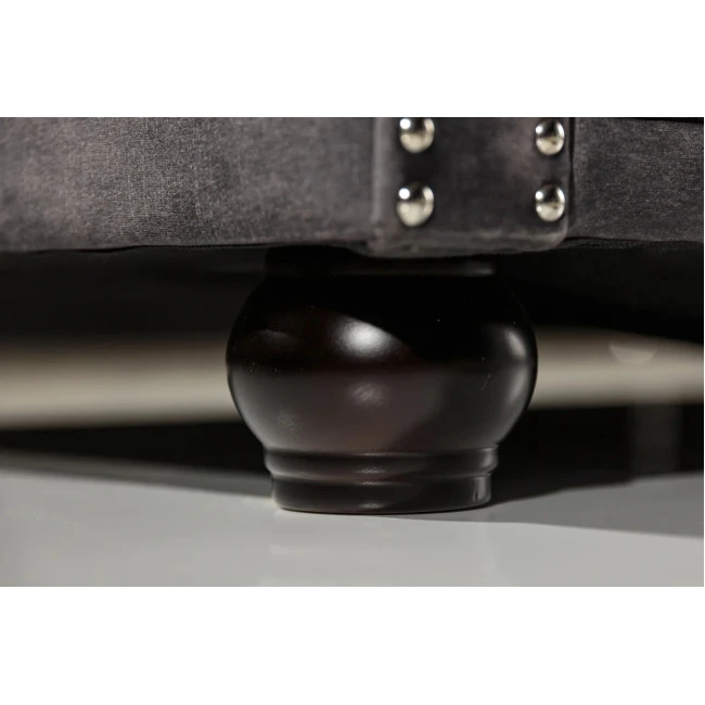 Sedacia súprava 41215 Chesterfield 3-sedenie Zamat Šedá