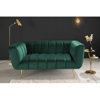 Sedacia súprava 41247 165cm Noblesse 2-sedenie Zamat Smaragdovozelená