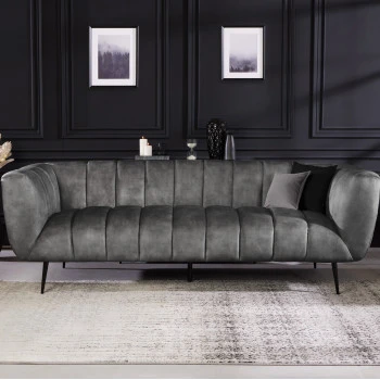 Sedacia súprava 41248 225cm Noblesse Zamat Šedá