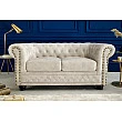 Sedacia súprava 42311 Chesterfield 2-sedenie Zamat Champagner - Skladom u nás v Žiline - 1Ks