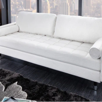 Sedacia súprava 42703 220cm Cozy - Teddy látka biela