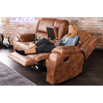 Sedacia súprava Relax 42811 Hollywood 2-sedenie Antik Hnedá