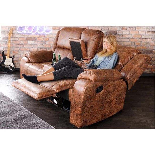 Sedacia súprava Relax 42811 Hollywood 2-sedenie Antik Hnedá