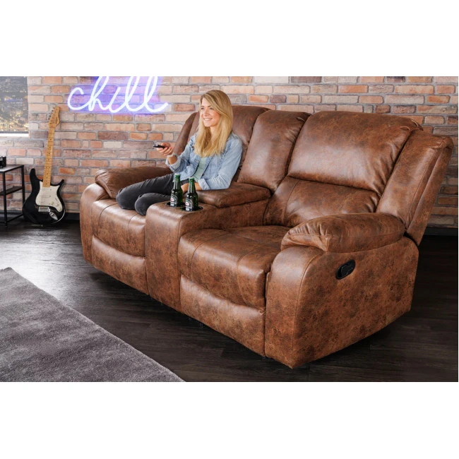 Sedacia súprava Relax 42811 Hollywood 2-sedenie Antik Hnedá