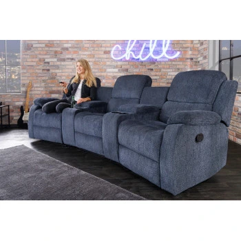 Sedacia súprava Relax 42814 Hollywood 3-sedenie Tmavošedá látka