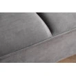 Sedacia súprava rozkladacia 40567 Boutique 3-Sedenie Zamat-Šedá