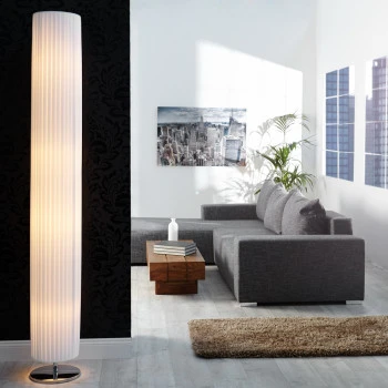 Stojaca lampa 1591 Biela Ø25cm