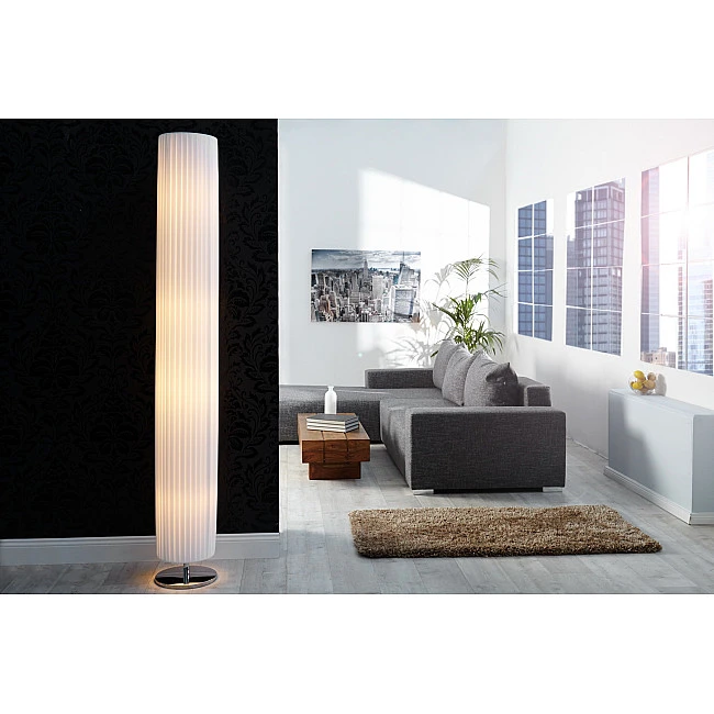 Stojaca lampa 1591 Biela Ø25cm