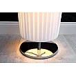 Stojaca lampa 1591 Biela Ø25cm