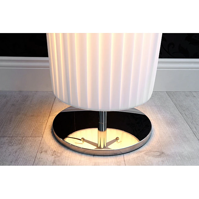 Stojaca lampa 1591 Biela Ø25cm