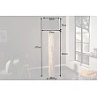Stojaca lampa 17321 Ø55cm drevo