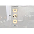 Stojaca lampa 22968 Studio 130cm Čierna-zlatá