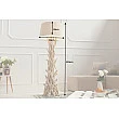 Stojaca lampa 30208 Ø50cm Drevo