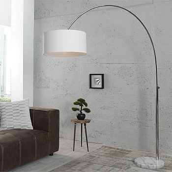 Stojaca lampa 35596 Oblúková Biela