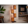 Stojaca lampa 40504 Euphoria 154cm Prírodná Logan Drevo