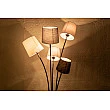 Stojaca lampa 40745 Levels 176cm Čierna, Šedá, Biela