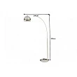 Stojaca lampa 40771 Big Bow 205cm Zlatá