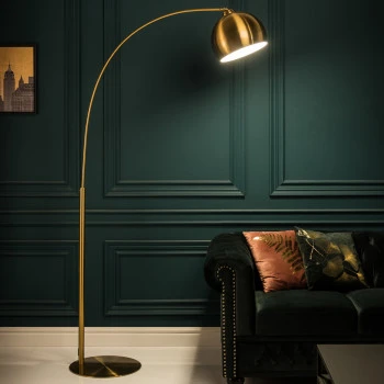 Stojaca lampa 40771 Big Bow 205cm Zlatá
