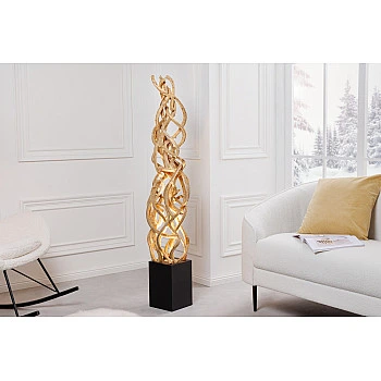 Stojaca lampa 43075 Vigne 150cm Prírodné recyklované drevo