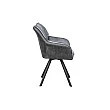 Stolička 39301 Lounger Šedá/Antracit - otočná