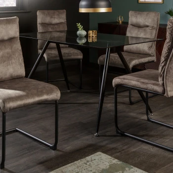 Stolička 41172 Comfort Zamat Taupe antik