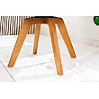 Stolička 42389 Loft Mikrofaser Antik Hnedá