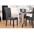 Stolička 44588 Castle Vintage Black