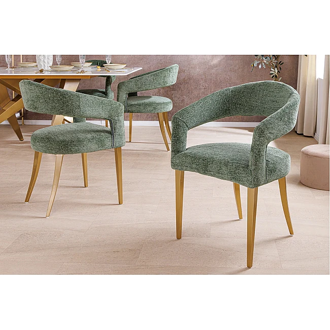 Stolička 45924 Boutique látka Zelená