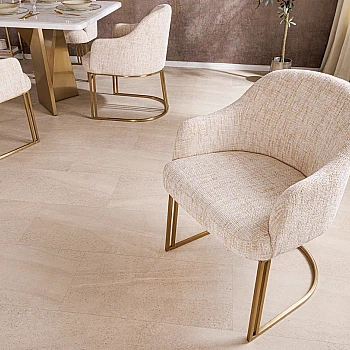 Stolička 45927 Art Living Látka Chenille Béžová 
