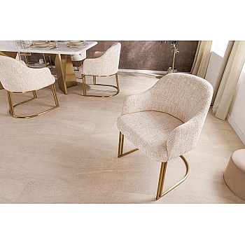 Stolička 45927 Art Living Látka Chenille Béžová 