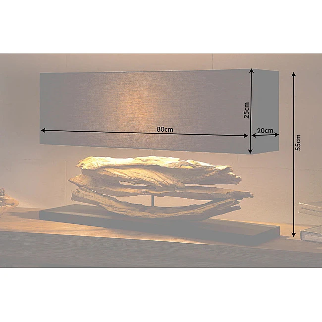 Stolová lampa 17327 Riverine - Čierna