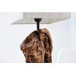 Stolová lampa 19478 Masív drevo Bežová