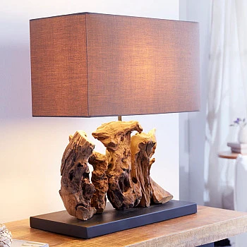 Stolová lampa 20694 Masív drevo