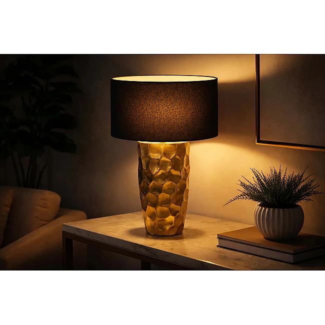 Stolová lampa 46659 Aurelia Zlatá Čierna