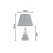 Stolová lampa 70019 Zen Čierná Strieborná