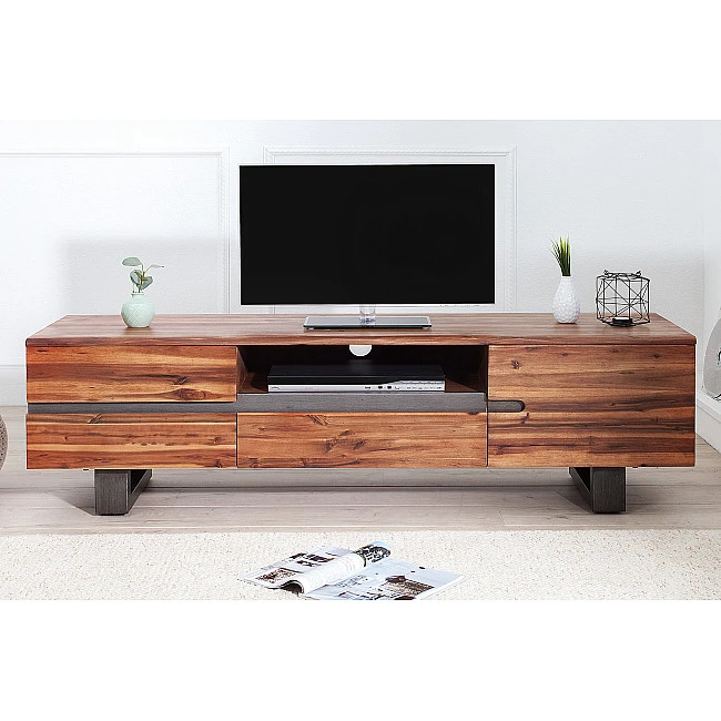 TV-skrinka 42076 160cm Drevo Acacia - Skladom u nás v Žiline - 1Ks