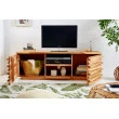 TV-skrinka 39737 150cm Relief Drevo Acacia - Skladom u nás v Žiline - 1Ks