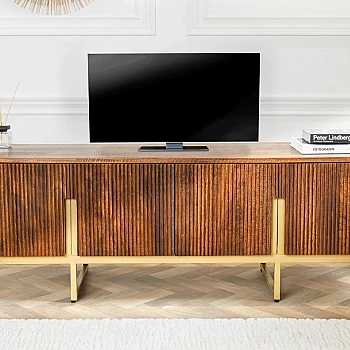 TV-skrinka 43334 Gatsby 160cm Drevo Mango