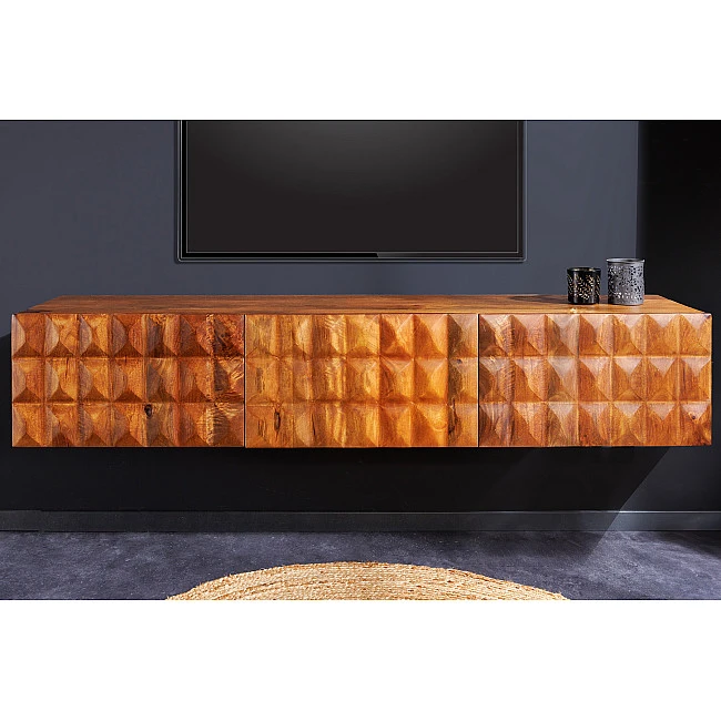 TV-skrinka 43351 Vulcano 160cm Drevo Mango