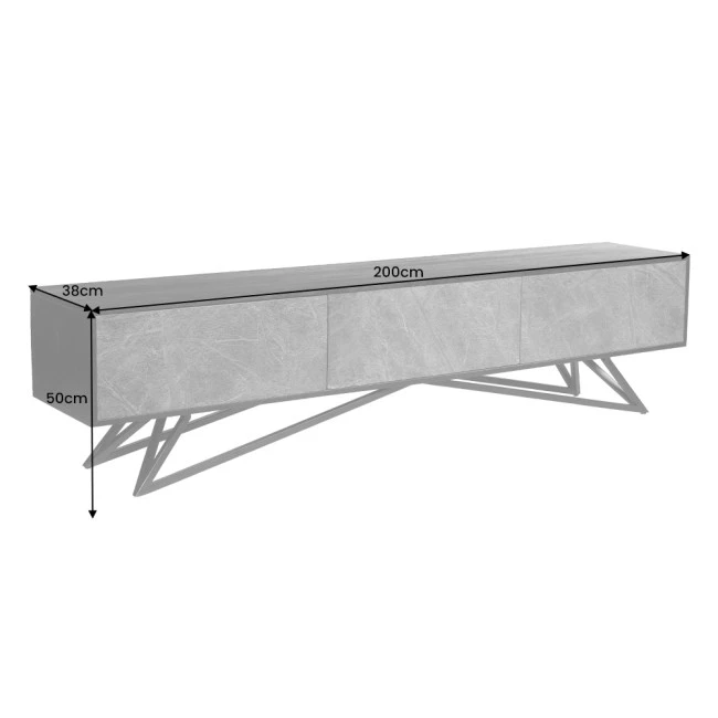 TV-skrinka 43483 Soul 200cm Drevo Acacia
